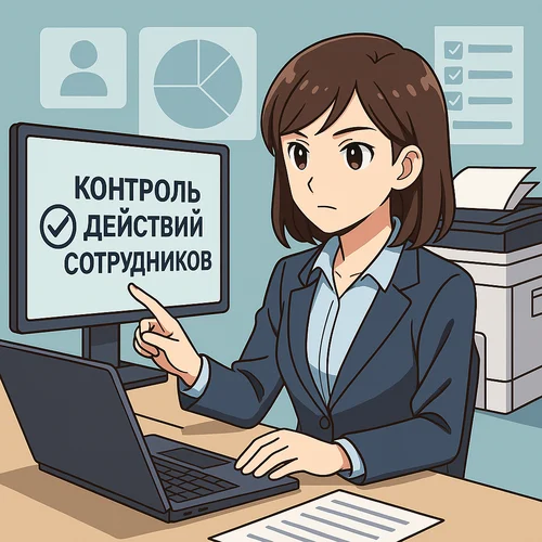 Контроль действий сотрудников в организации на примере печати документов